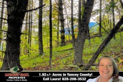 1.92 acres +/- in Burnsville, NC -- the best of town AND country!