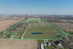 78 Acre Equestrian Estate with 34 stalls, 2 tracks in Madison Co. Indiana