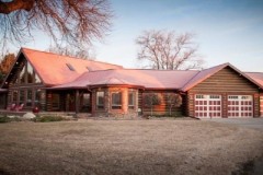 Luxury Log Home & Recreational Land For Sale in Fontanelle, NE